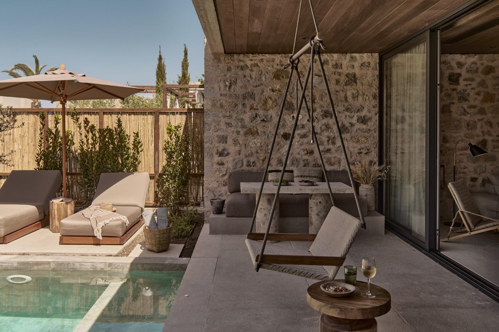 Theros Suite with Private Heated Pool