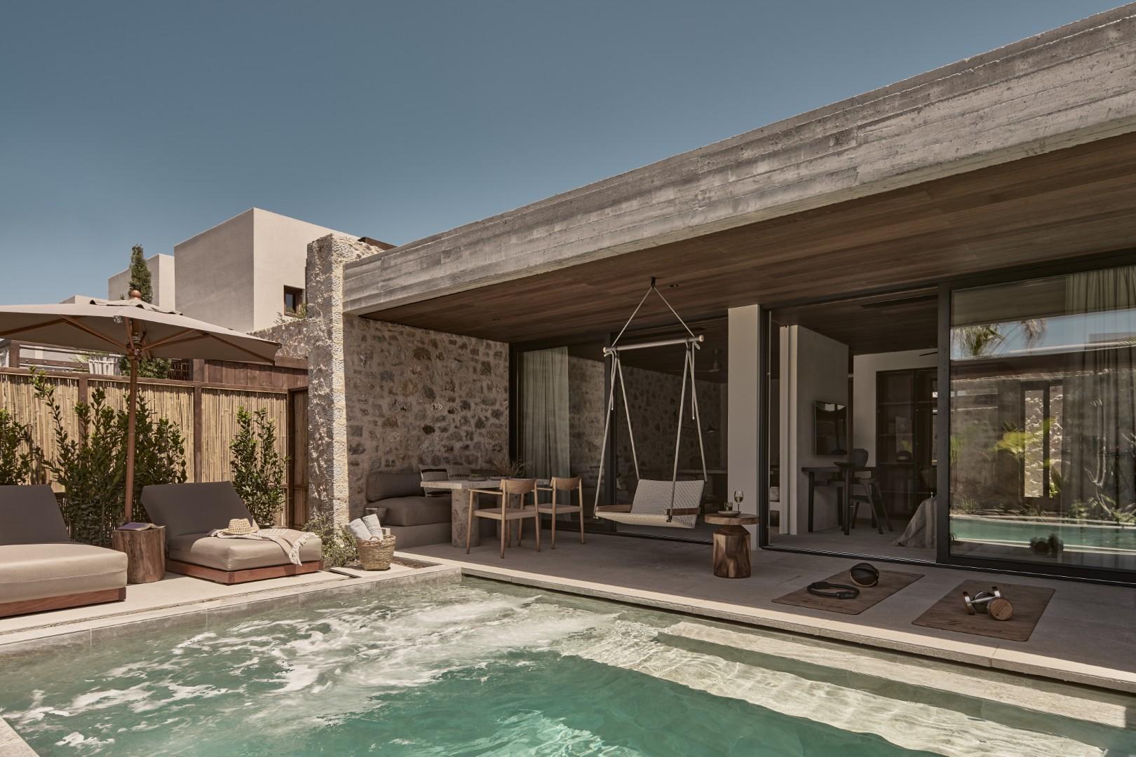Theros Suite with Private Heated Pool