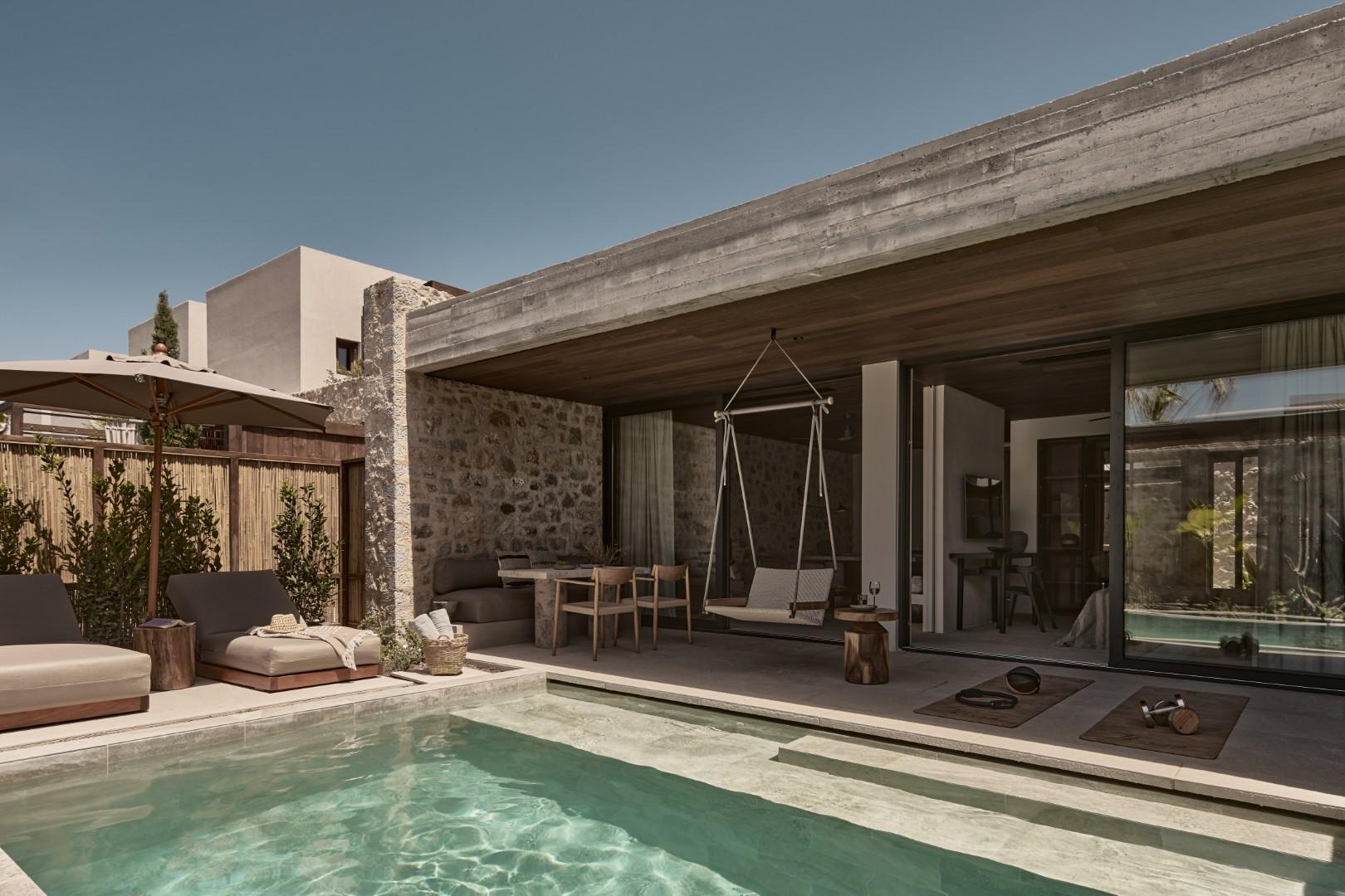 Theros Suite with Private Heated Pool